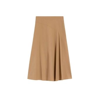 Max Mara Midi Skirts, female, Brown, Size: XS Midi Skirt