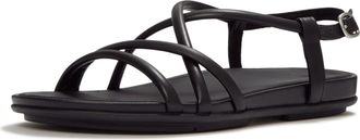 FitFlop Fitflop Gracie Crystal Leer Dames Sandalen Zwart