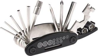 OEM Juego De Herramientas Multifuncional 16 En 1 Para Bicicleta, Plegable, Incluye Llave Allen Y Destornillador Para Reparaci&oacute;n De Bicicletas