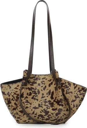 Yuzefi Mochi Pony Tote - Dames - Tassen - Bruin - Maat: ONE Size Zijde