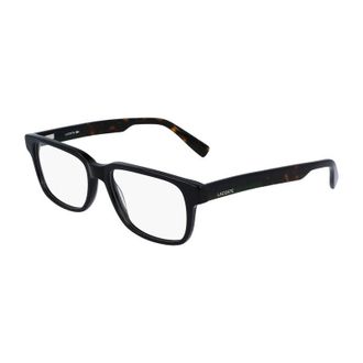 Lacoste Eyeglasses Rectangle Full Rim, Black Frame And Clear Demo Lenses Lens L2910001