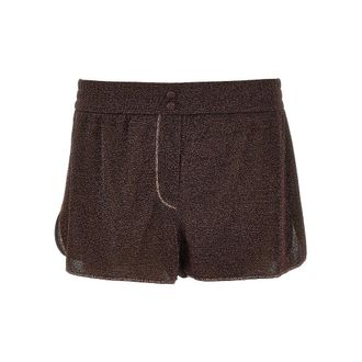 Os&eacute;ree Lumi&egrave;re lurex jersey shorts Woman M