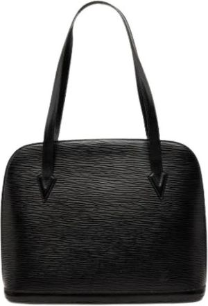 Louis Vuitton Pre-owned Lussac Handtas - Dames - Vintage Handtas - Zwart - ONE Size - Leer - Vintage