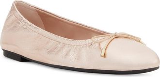 Stuart Weitzman Bow Flat in Ballet at Nordstrom Rack, Size 5.5