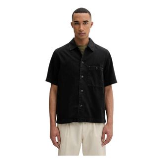 Marc O'Polo Shirts > Shirts - Heren - Spijkeroverhemden - Zwart - S - Denim - Overhemden