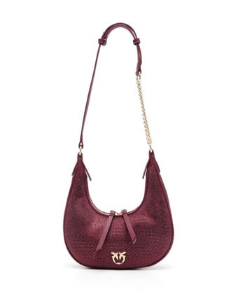 Pinko Borsa tote Brioche mini con decorazioni - Rosso