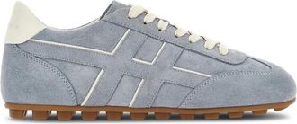 Hogan H693 su&egrave;de sneakers - Blauw