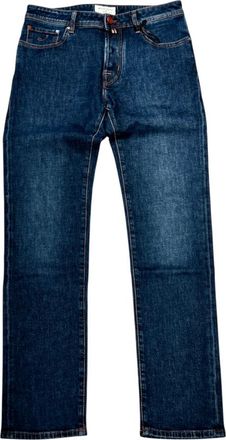 Jacob Cohen Bard Straight Jeans - Heren - Regular Fit Jeans - Blauw - W30 - Katoen - Jeans
