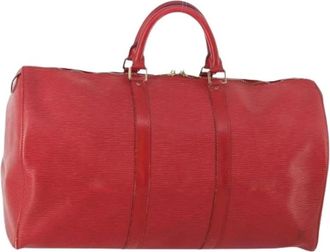 Louis Vuitton Pre-owned Weekend Bags, female, Red, Size: ONE SIZE Pre-owned Boston Bag