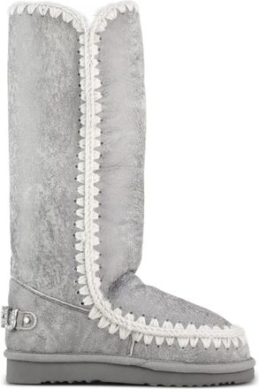 Mou Stivali con applicazione - Grigio