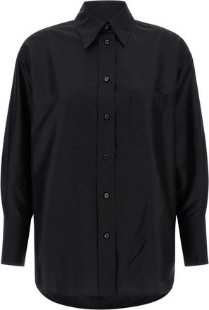 Alberto Biani Shirts - Dames - Overhemden - Zwart - L - Overhemden