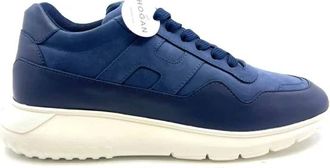 Hogan H3710 Interactive Sneakers - Heren - Sneakers - Blauw - 40 1/2 EU - Leer - Schoenen