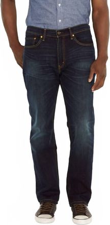 Levi's Mens Athletic Taper Fit Stretch Jeans In Dark Blue