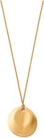 Nina Ricci dented-medallion necklace - Oro