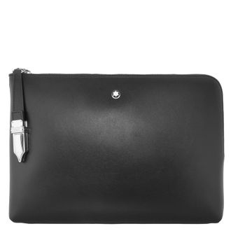 Montblanc Montblanc Soft Leather Pouch In Black
