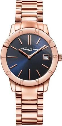 Thomas Sabo Watches, female, Black, Size: ONE SIZE Stainless Steel Dress Watch