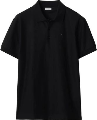 Burberry Metal Knight Cotton Polo Shirt, Size Medium