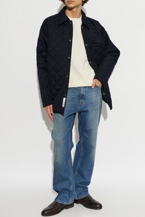 A.P.C. Quilted Jacket Georges, Mens, Navy Blue
