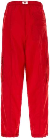 Fendi Mens Fluid Joggers Red Nylon