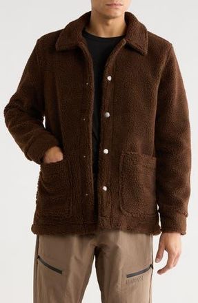 Joe's Chore Faux Shearling Jacket in Chestnut at Nordstrom Rack, Size Xx-Large