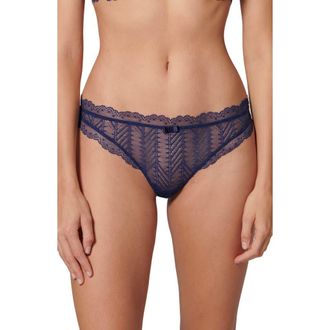 Simone P&eacute;r&egrave;le Canopee Tanga in Midnight at Nordstrom, Size Small