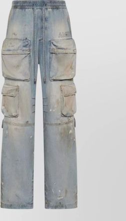 Amiri denim cargo wide-leg trousers