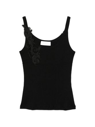 Ermanno Scervino Embroidered Tank Top