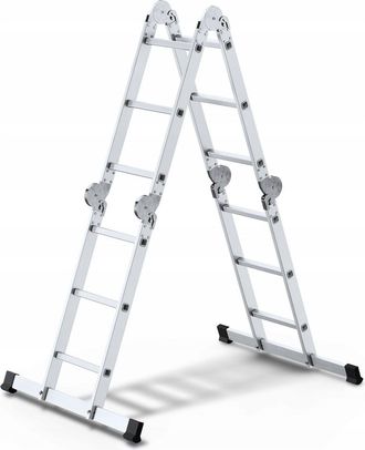 OEM Awtools Escalera Multifuncional De Aluminio 4x3