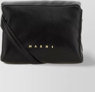 Marni prisma mini leather crossbody bag