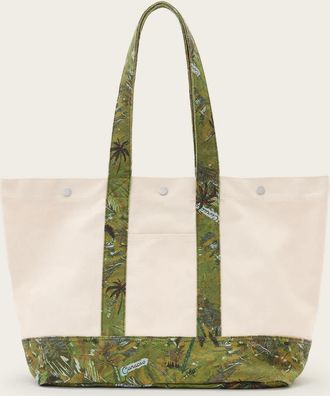 AllSaints Cotton Jett Beach Tote Bag, Size: One Size