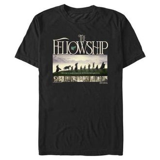 The Lord Of The Rings Mens The Lord of the Rings The Fellowship Scene Graphic T-Shirt in Black at Nordstrom, Size Xx-Large