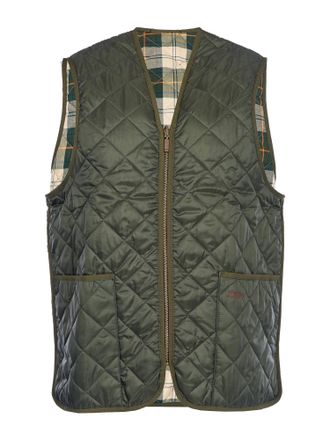 Barbour Quilted Waistcoat/Zip in Liner - Sage Green MLI0001GN91 (A70) - 42
