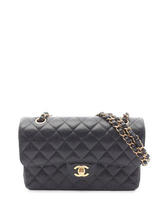 Chanel 2021-2025 Small Classic Caviar Double Flap shoulder bag - Nero