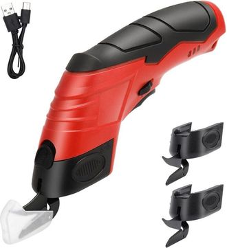 OEM Tijeras El&eacute;ctricas, Tijeras De Costura De 4,2 V, 2000 Mah, Cortador De Hilo, Cortador De Cart&oacute;n, Tijeras El&eacute;ctricas Para Coser Tela Con 2 Filos De Cor