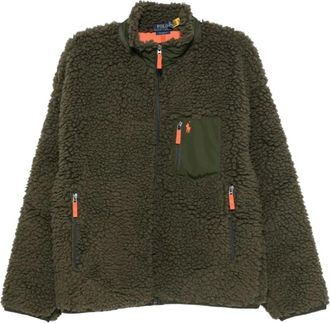 Polo Ralph Lauren Chaqueta de forro polar de pelo de corte relajado - Sport - Hombre - Verde - XL