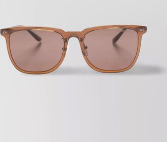 Emporio Armani square frame sunglasses metal accents