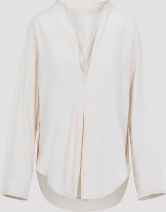 STUDIO NICHOLSON Pampa Draped Neck Top