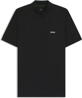 BOSS Quick-dry slim-fit polo shirt in stretch ripstop