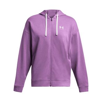 Under Armour Dames Rival Terry Oversized Hoodie (Paars)
