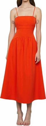 AMUR Oliver Cady Midi Dress In Koi