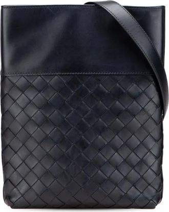 Bottega Veneta Borsa a tracolla Intrecciato in nappa 2012-2025 - Nero