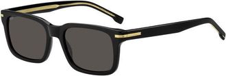 HUGO BOSS Grey Square Mens Sunglasses BOSS 1628/S 0807/IR 54