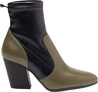 Hogan 80Mm Two-Tone Leather Boot