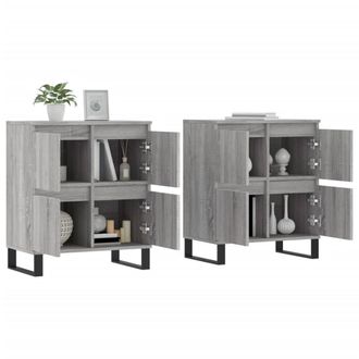 Berkfield Home Sideboards 2 pcs Grey Sonoma Engineered Wood