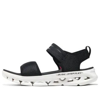 Skechers (WMNS) Skechers Go Glide-Step Flex Sandal Black White 141251-BKW