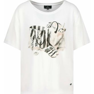 Monari Dames, Tops, Wit, Maat: 3XL