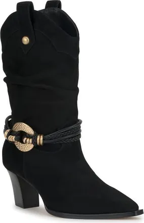 Jessica Simpson Hanie Western Boot in Black at Nordstrom, Size 8.5