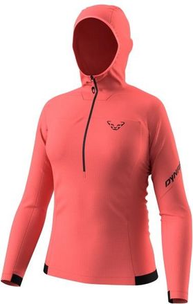 Dynafit Traverse Thermal 1/2 Zip Fleecepullover f&uuml;r Damen | rot