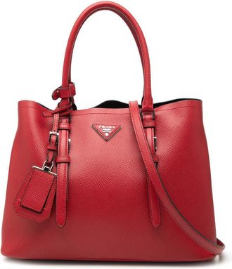 Prada Pre-owned Prada Medium Saffiano Cuir Double Handle Satchel Ladies Z6ZGT1VXVZQ170TJ