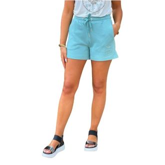 Aeronautica Bermuda - Dames - Bermuda - Blauw - M - Katoen - Korte Broeken